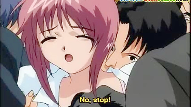 Teen 18+ Anime Girls 18+ Gets Ravaged by Perverts on Crowded Train Ride