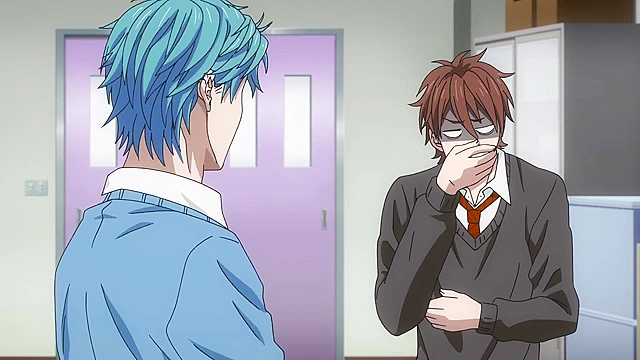 Yarichin Bitch Club 1 – Gay Students Engage in Steamy Threesome at School