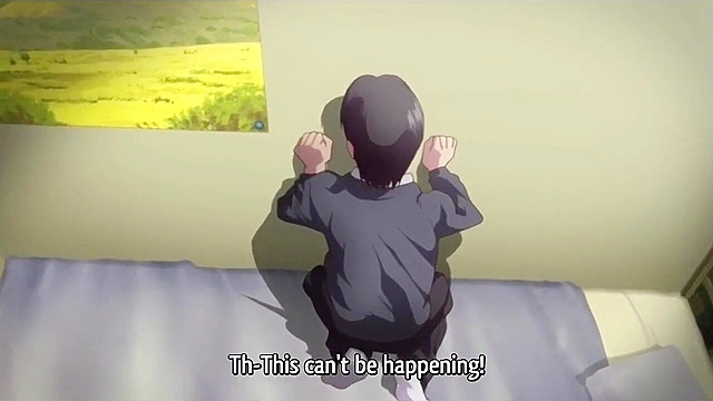 Dirty Anime Slut in Cow Stockings Gets Gangbanged in Every Hole at Monster Family House 2