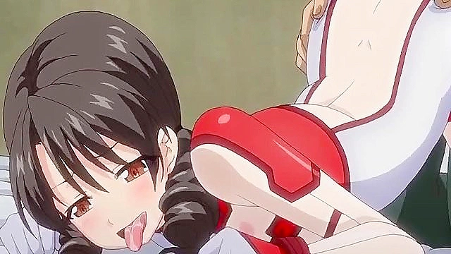 Naughty Landlord Lady in Flight Uniform Seduces Tenant in Little Landlady 4