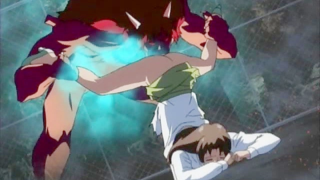 Incubus With Big Cock Pleasures Cop While Teen 18+ Masturbates in Oni Tensei 1