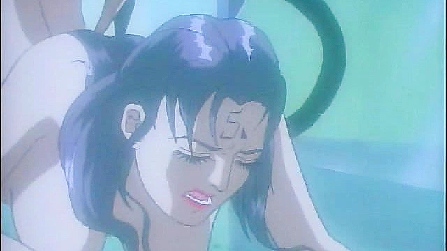 Slave Finds Pleasure with Demon Cock in Legend of the Overfiend – Inferno Road 1