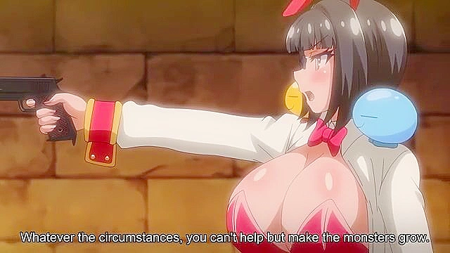 Futuristic Pleasures – Busty Futanari Succubus Seduces Curvy Robot in Wild Hentai City