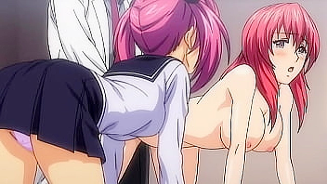 Doctor Pounds Two Busty Students Sensually in Uncensored Hentai Scene