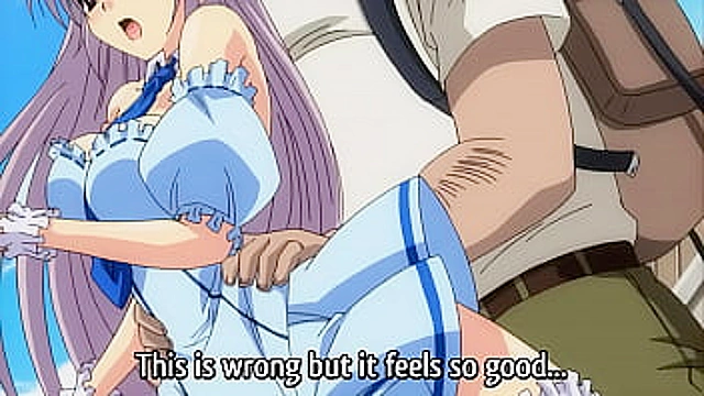 Busty Teen 18+ Finds Unexpected Pleasure from Mysterious Strangers in Public - hentai [subtitled]