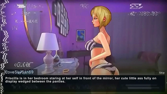 Hentai Anime Couple Enjoy Hot Sex In Fantasy World Visual Novel Scene