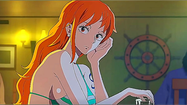 Nami Searches for Hidden treasure in Hot Pirate Fantasy Encounter