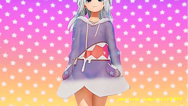 Gura Dances Seductively in Stunning MMD Animation - Steamy Hololive Fantasy