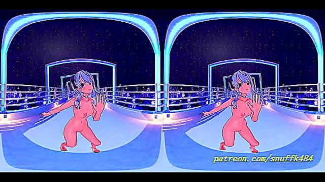 Suisei’s Sensual Nude Dance in VR180 MMD – Steamy Hololive 3D Fantasia
