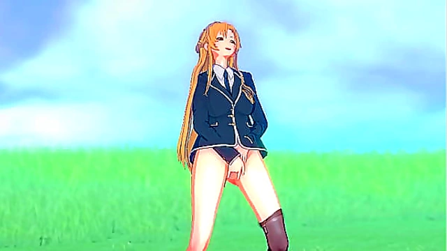 Asuna Yuuki Explores Forbidden Pleasures Outdoors in Steamy Fantasia
