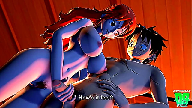 Nami Teaches Luffy a Hot First-Time Lesson in Steamy One Piece Hentai