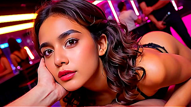 Latin Queens Sizzle in Hot Blowjob Trio Action – Sultry Nightclub Fantasy