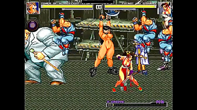 Mugen Mai Shiranui Overpowered by Rogues in Wild Hentai Encounter