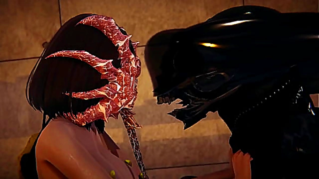 Alien Encounter – Young 18+ Beauty Seduced by Extraterrestrial in 3D Fantasy