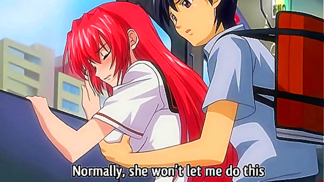 Busty Stepmom Teased by Teen 18+ Boy 18+ on Crowded Subway – Steamy Hentai Encounter