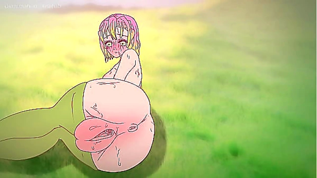 Mitsuri Tempts with Curves in Steamy Demon Slayer Hentai Fantasy