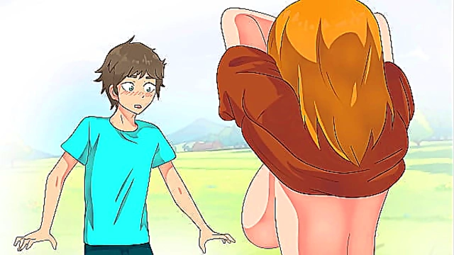 Peasant Girl 18+ Reveals All to Steve in Minecraft Hentai Parody Adventure!