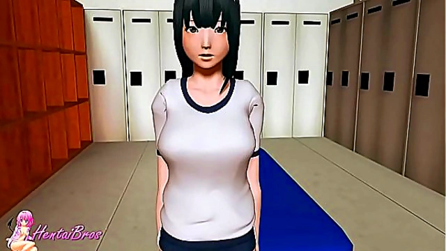 Teen 18+ Goddess Rides Manager Hard in Steamy Sports Hentai Fantasy