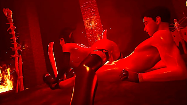 Succubus Temptation: A Fiery 3D Duel of Desire