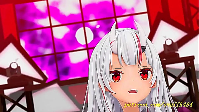 Ayame Dances Seductively in 3D MMD VR-Free Hololive Hentai Scene