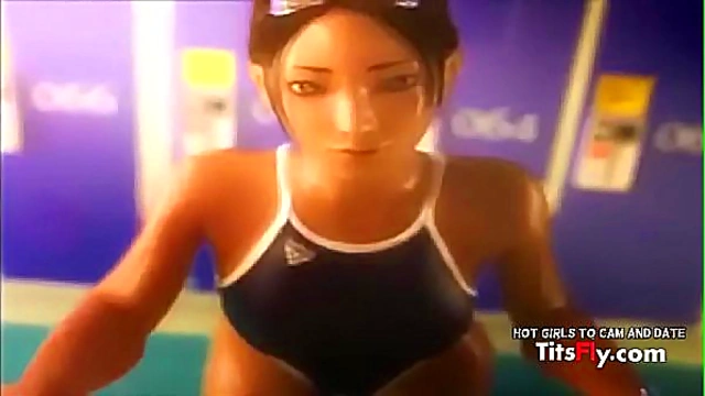 Big-Titted Babe Gets Wild in Steamy 3D Hentai Action