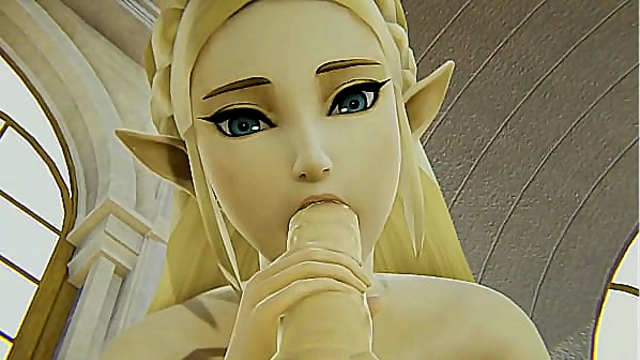 Zelda Pleasured Before Her Wedding – Steamy 3D Hentai Encounter