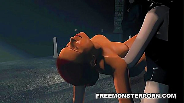 Seductive Pale Lesbian Babe Enjoys Oral Pleasure in 3D Cartoon Fantasy