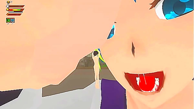 Earth-chan Dominates with Heavy Facesitting & Spits Her Prey Whole – 3D Hentai Vore Fantasy