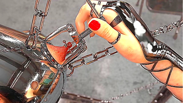 Intense 3D Metallic Restraint Fetish Anthology – Hardcore Gay Action