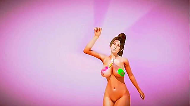 Mai Swings Her Curves in Steamy 3D Dance Performance