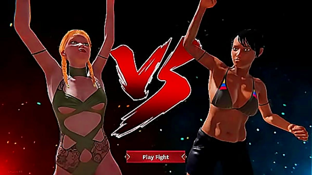Judith Battles Dela Naked in Steamy 3D Hentai Showdown