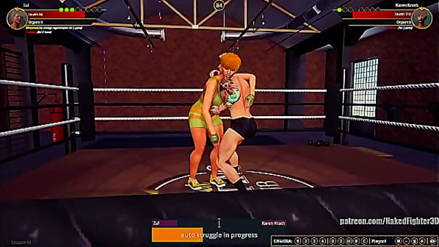 Zul Dominates Karen in Naked Fighter 3D Showdown – Steamy Battle Heat!