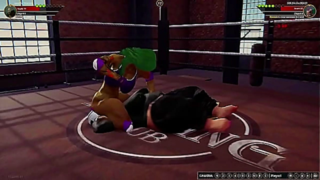 Jennifer Walters Battles Bolda the Beast in Naked Fighter 3D Arena