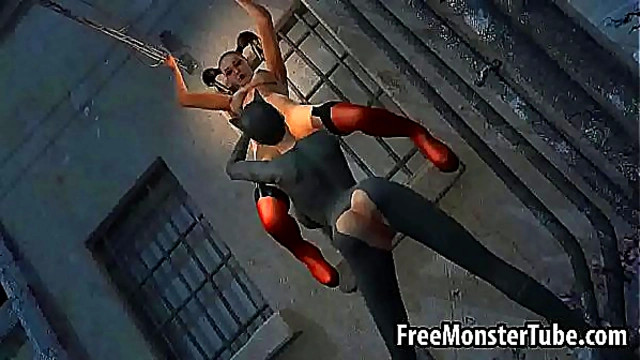 Harley Quinns Hot Lesbian Encounter Outdoors Gets Her Tasted Deep