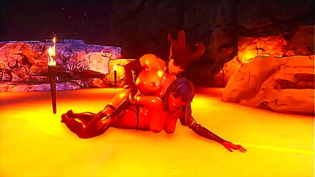 Succubus Seduces Young Witch in Steamy Hentai Ritual Encounter