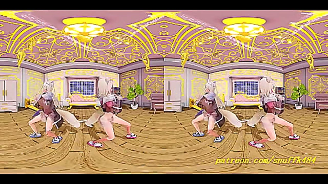 Fuwa Mocochang’s Sensual VR Dance – Hot Hololive Action in 3D