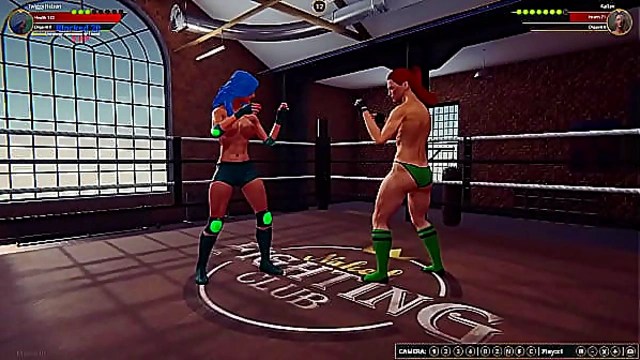 Twiggy Nelson Faces Off Against Kallan in Naked Fighter 3D Showdown