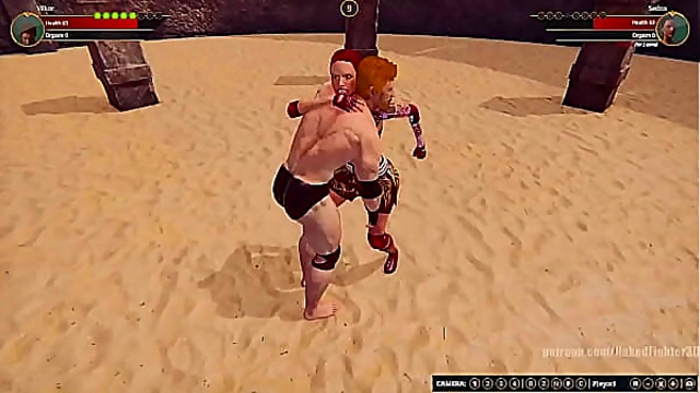 Sedna Faces Off Against Terms in Naked Fighter 3D Showdown