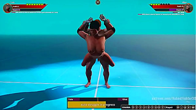 Furia and Terms Clash in Naked Fighter 3D with Raw Intense Sexual Battle