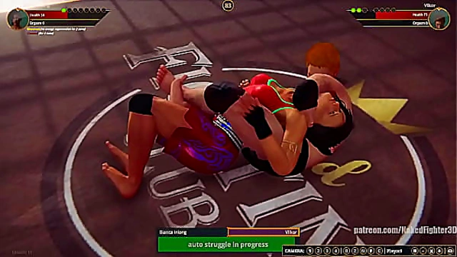 Bianca Iniong vs Terms in Naked Fighter 3D – Raw Naked Battle Ends in Explosive Gay Sex
