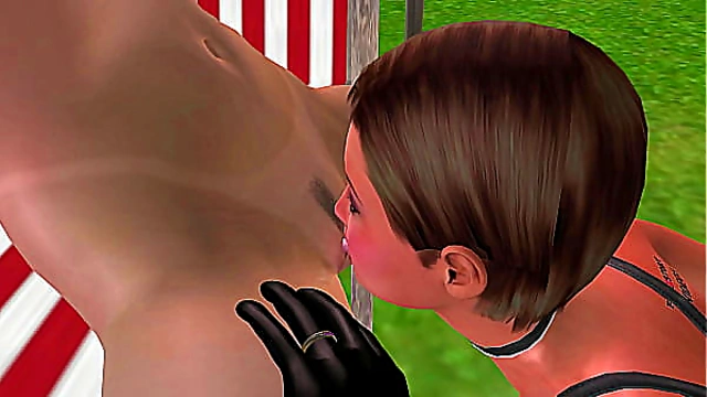 Cute Lesbian Girl Devours Her Partner’s Pussy in Hyper-Real 3D Animated Sex Scene