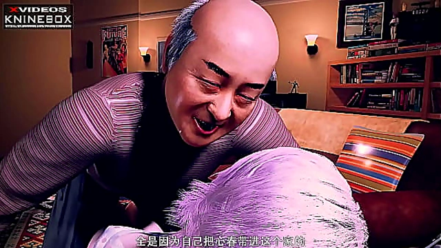 Stepfather’s Strict 3D Anime Discipline: Asian Boyfriend Gets Punished in