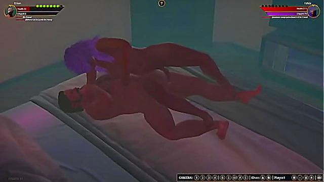 Ethan and Felicia Clash Bare in Naked Fighter 3D’s Steamy Battle Scene