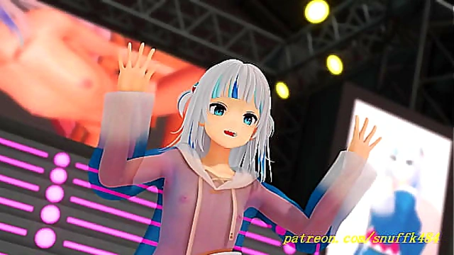 Gura’s Sultry 3D Dance Performance – No VR, Pure Hololive Heat