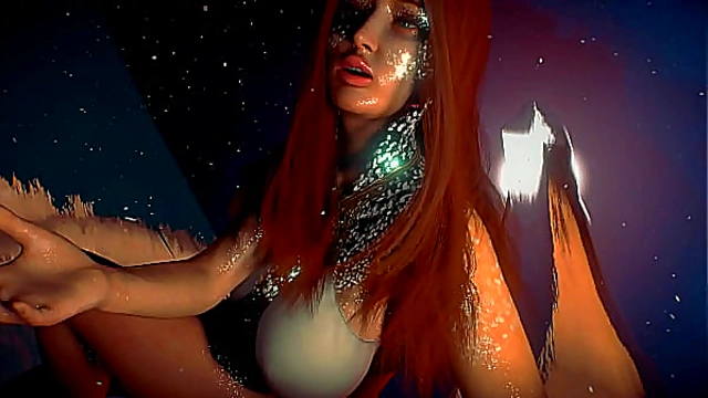 Amber Lust 3D Dance Tease Ignites Steamy Adult Fantasy Scene