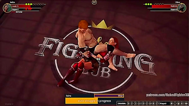 Sedna Battles Terms in Naked Fighter 3D – Steamy Combat Unleashed