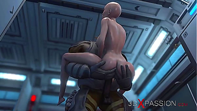 Alien Beast Dominates Busty Nurse in Steamy Martian Encounter