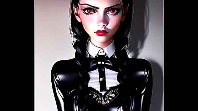 Gothic Hentai Slave Whispers Sensual Desires in Dark ASMR Fantasy