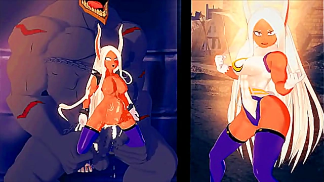Heroine Defeated by Noumu in MHA Hentai Showdown