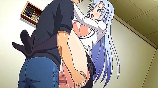 Young Bud Receives Mind-Blowing Blowjob in Steamy Hentai Anime Scene